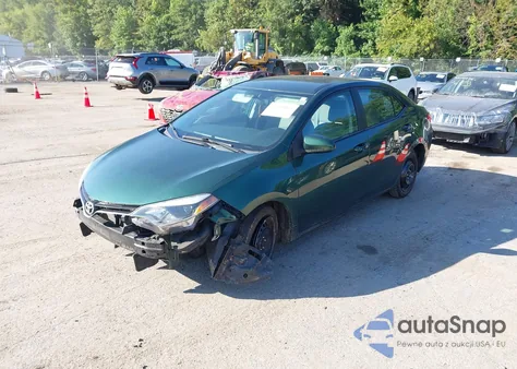 2015 Toyota Corolla Le из США, поврежденный, VIN 2T1BURHEXFC395353